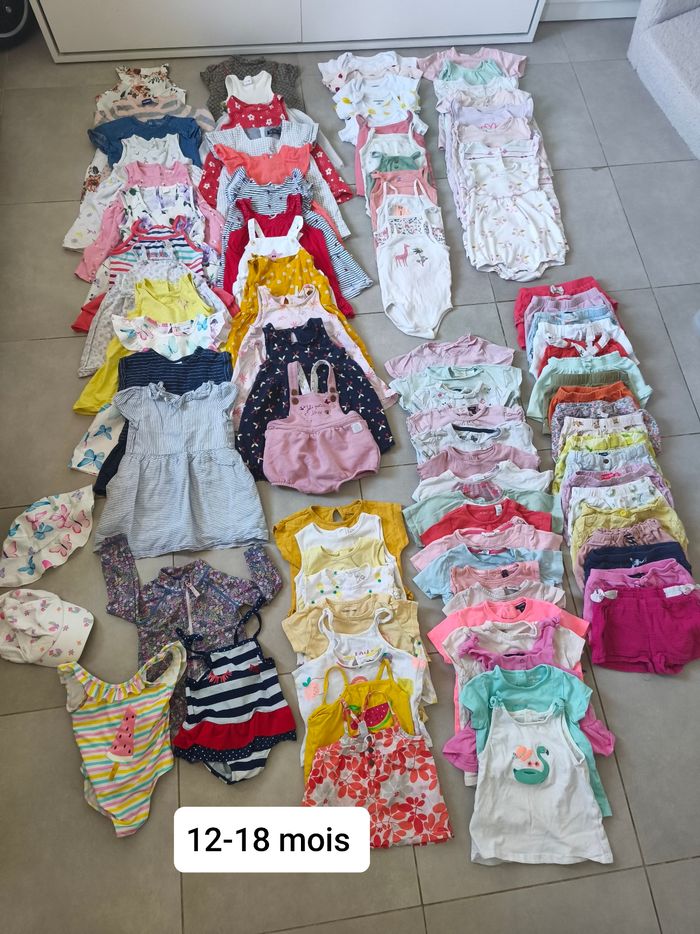 Maxi lot 12 - 18 mois été fille
