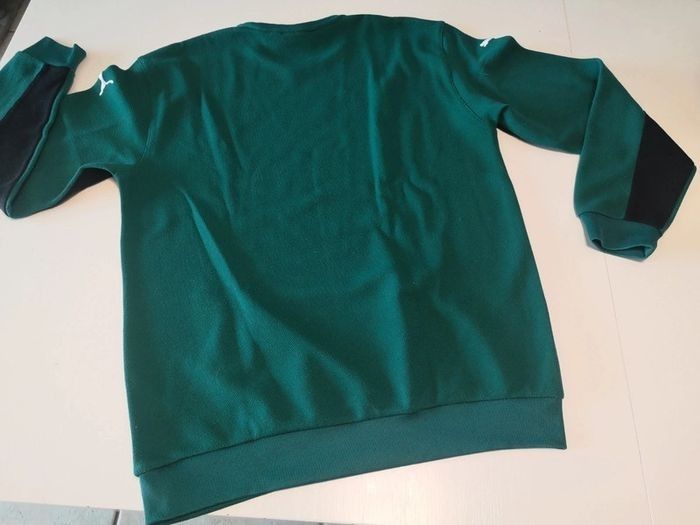 Pull vert puma M - photo numéro 2