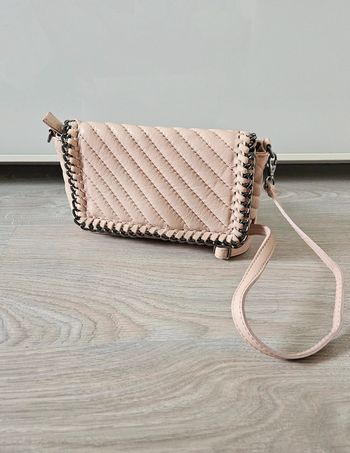 Sac à main cuir rose Vera Pelle