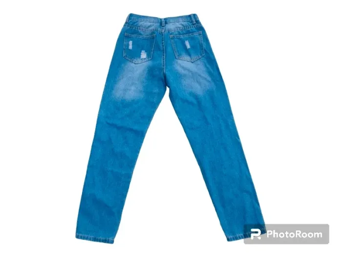 Jeans large troué taille 34 (size 26) - photo numéro 3