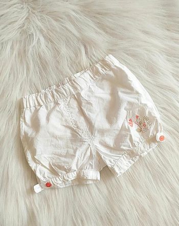 Short été en coton bébé fille 18 mois
