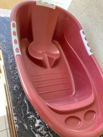 Baignoire bébé avec transat intégré