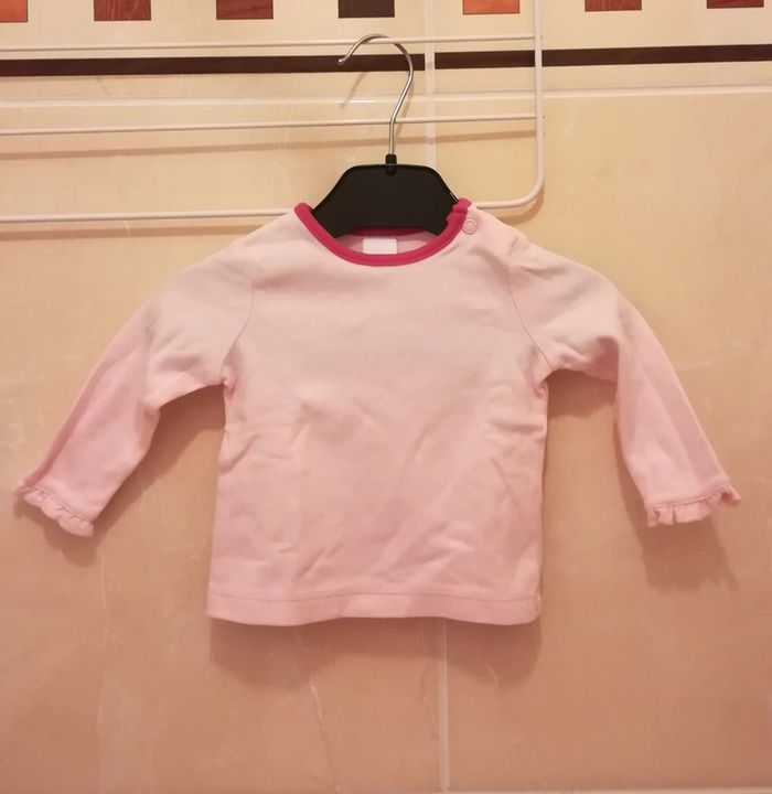 Tee-shirt manches longues T1 mois - V92B