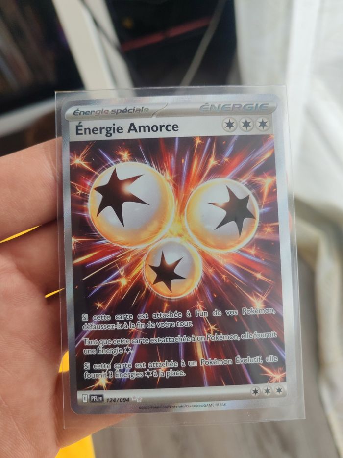 Carte pokémon énergie amorce 124/094