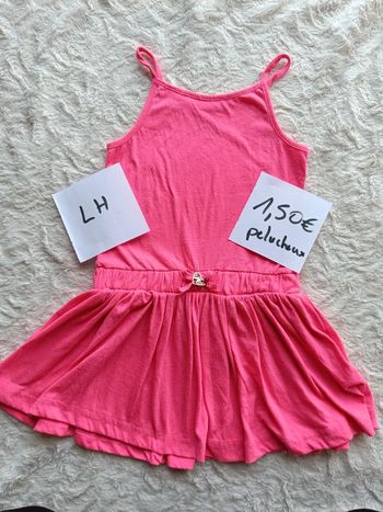 Robe été bretelles Fille 4 ans cœur La Halle