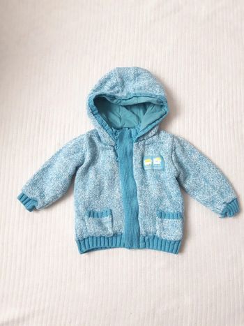 Gilet zippé à capuche Obaïbi 18 mois