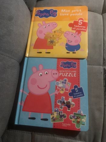 Lot 2 livres puzzles peppa pig