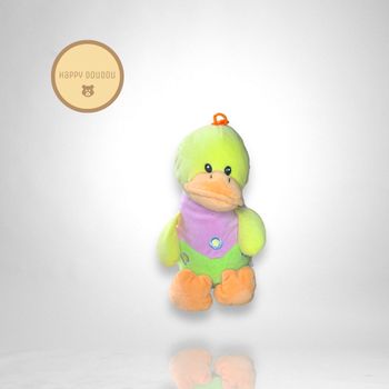 Peluche canard Jaune violet A826