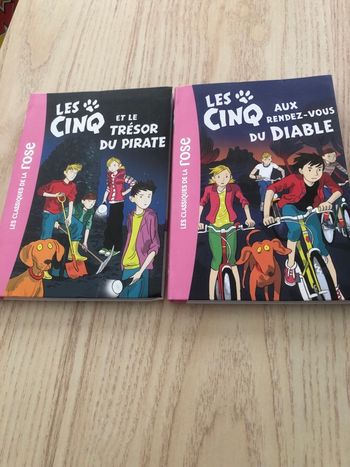 Lot de 2 livres LES CINQ