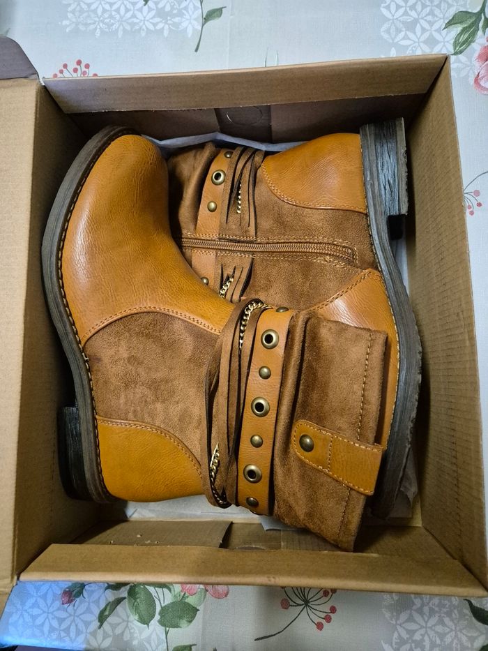 Bottines marrons P38