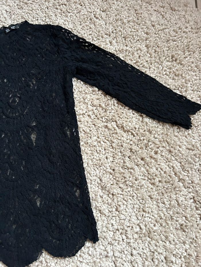 Haut dentelle manches 3/4 - photo numéro 2