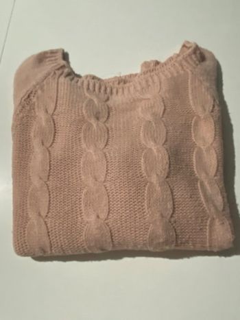 Pull rose pale taille M