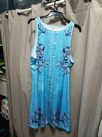 Petite robe femme bleu