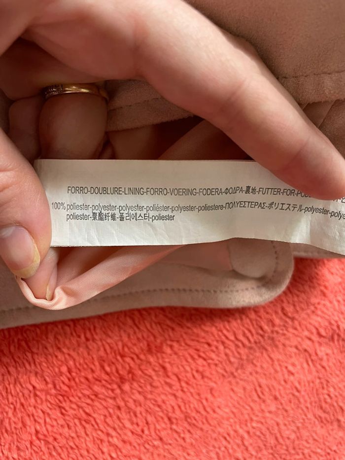 Perfecto rose pale Bershka taille M très bon état - photo numéro 5