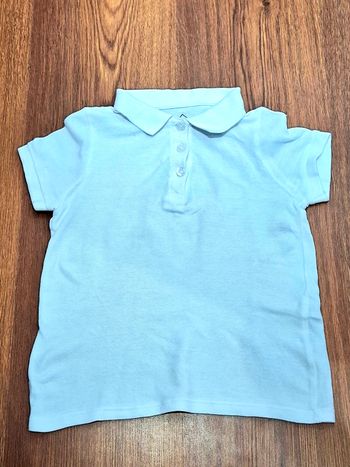 Polo garçon enfant blanc Tex – Taille 3-4 ans