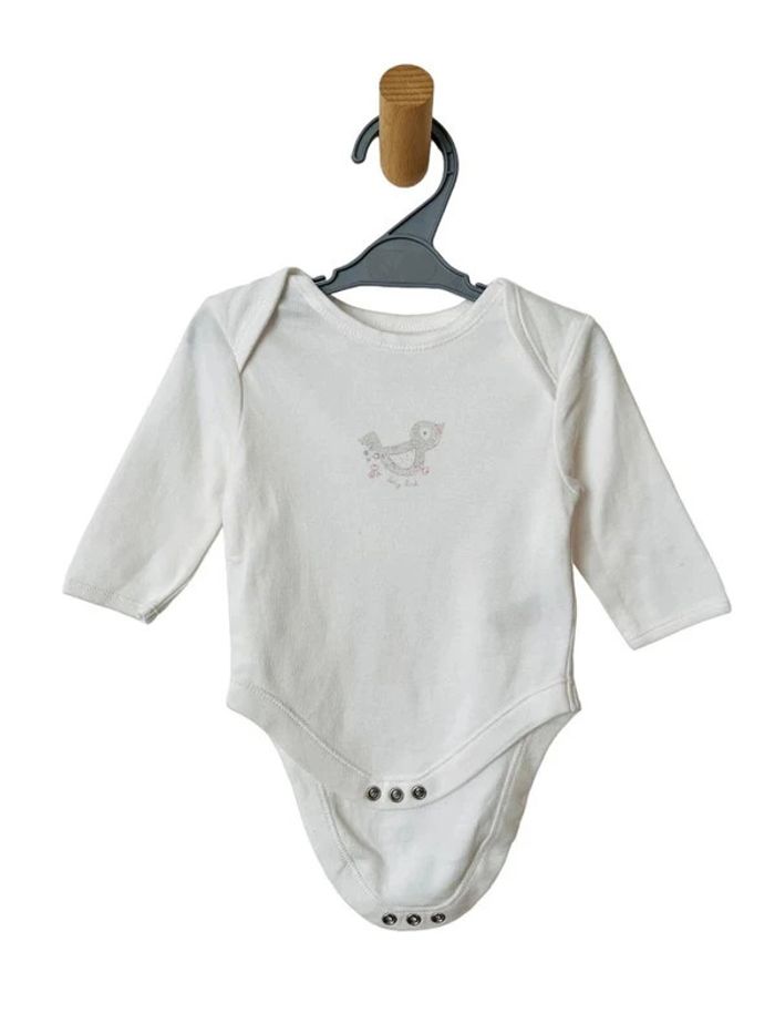 LOT de 3 bodies à manches longues roses et blancs - Early days 3 mois (62cm) - photo numéro 6