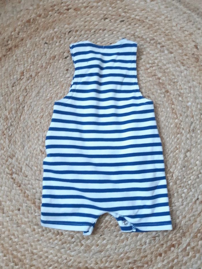 Salopette rayé 3 mois - photo numéro 4