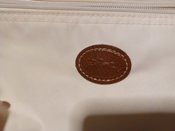 Pochette femme blanche Longchamp