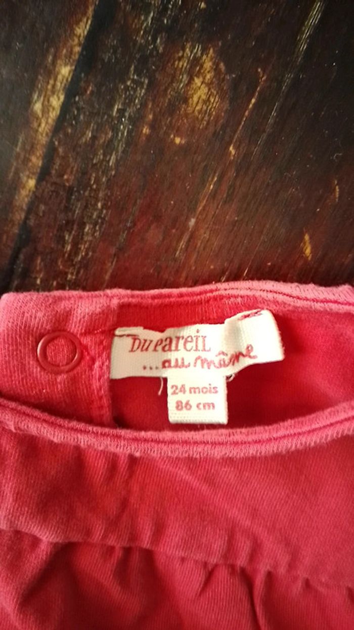 T-shirt tunique DPAM 2 ans - photo numéro 2