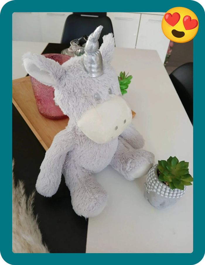 Péluche Licorne Atmosphèra🌿🎁 - photo numéro 2