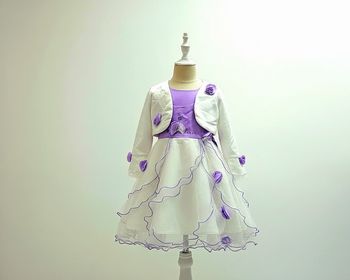Robe blanche cérémonie soirée mariage fête anniversaire fille 4ans