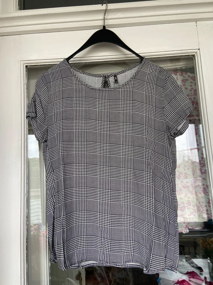 Blouse motif nid de poule