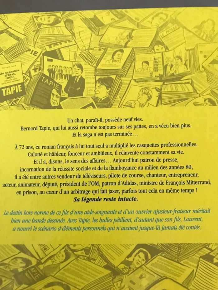 Bd Qu’est ce qui fait courir Tapie - photo numéro 3