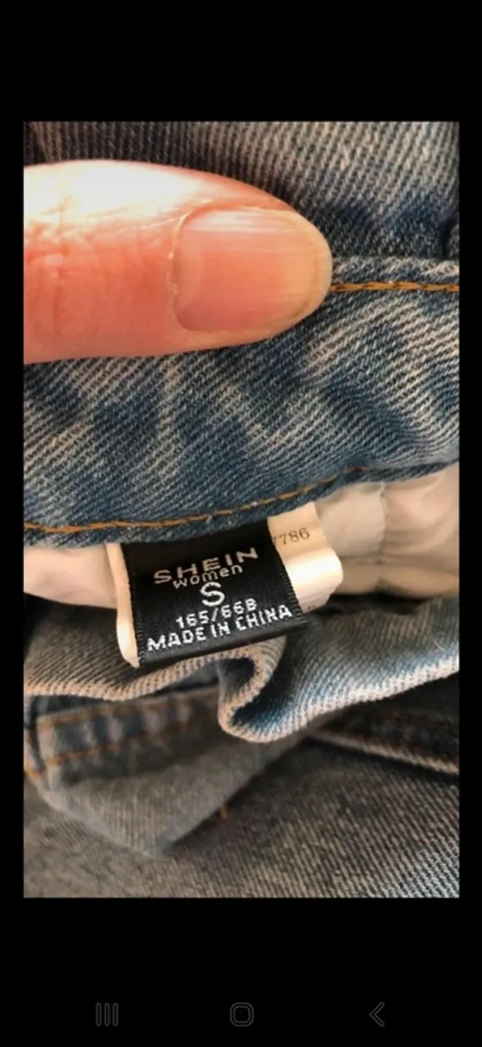 Très beau jeans shein taille s - photo numéro 4