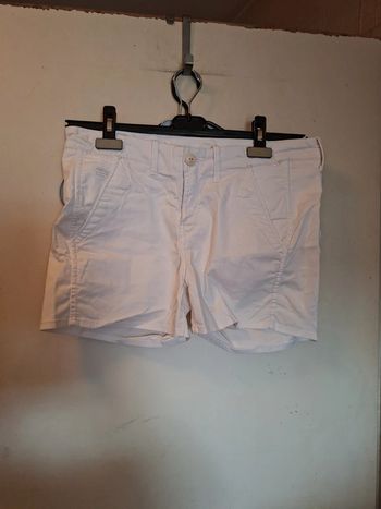 Short chino taille 27 g star blanc