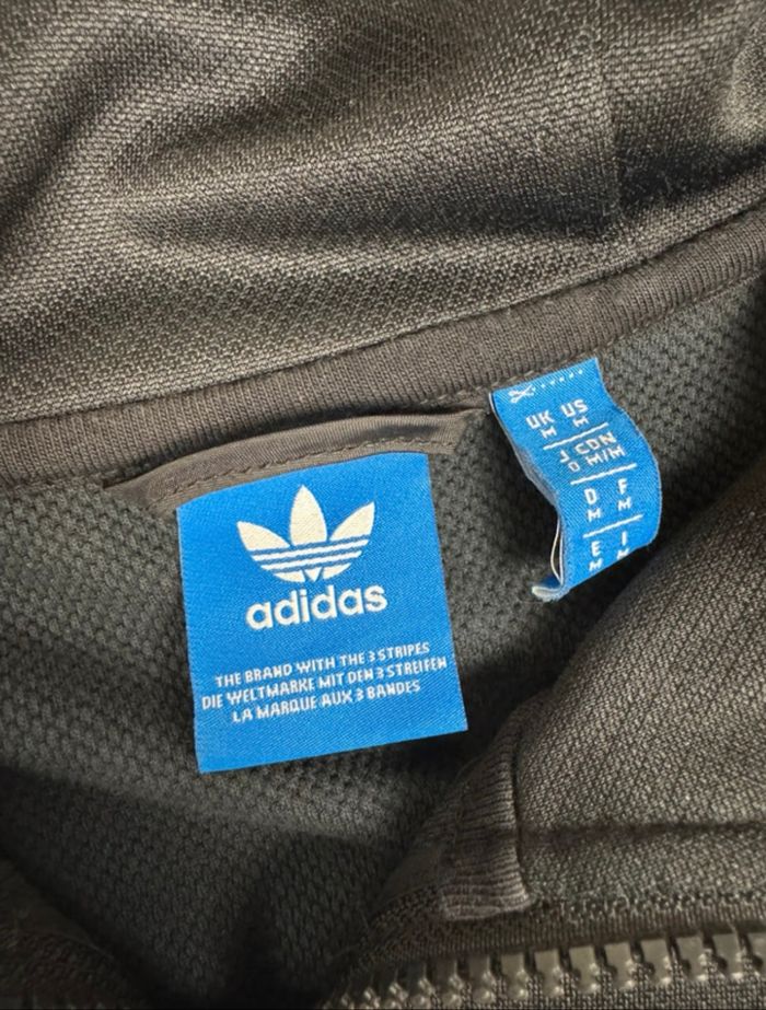Sweat à capuche adidas noir taille M - photo numéro 2