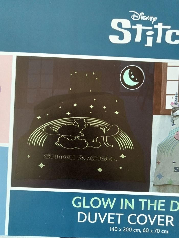 Parure de lit lumineuse Stitch et angél - photo numéro 5