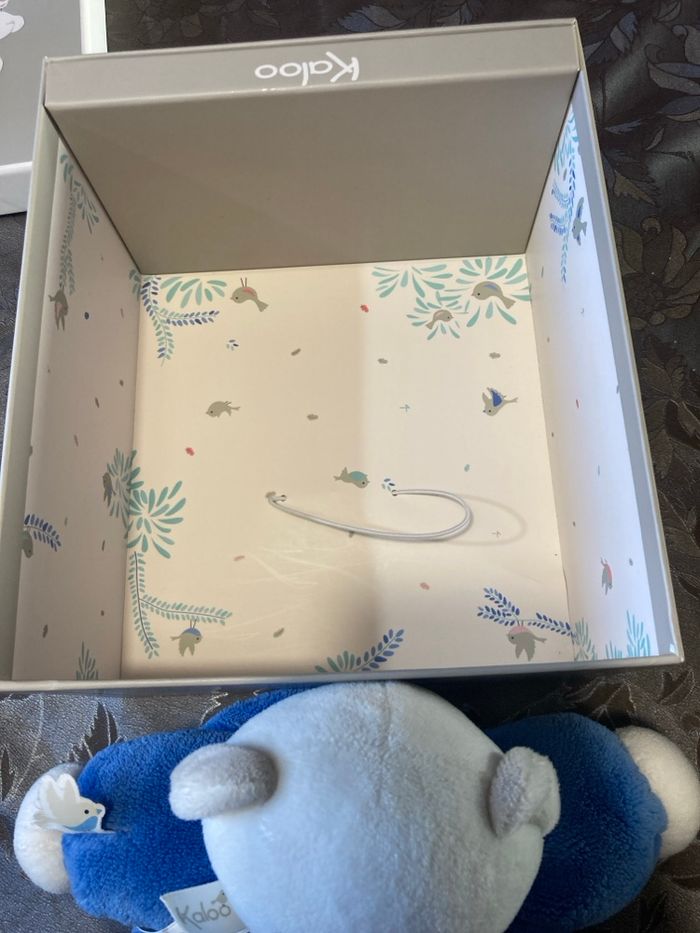 Doudou kaloo blanc et bleu - photo numéro 3