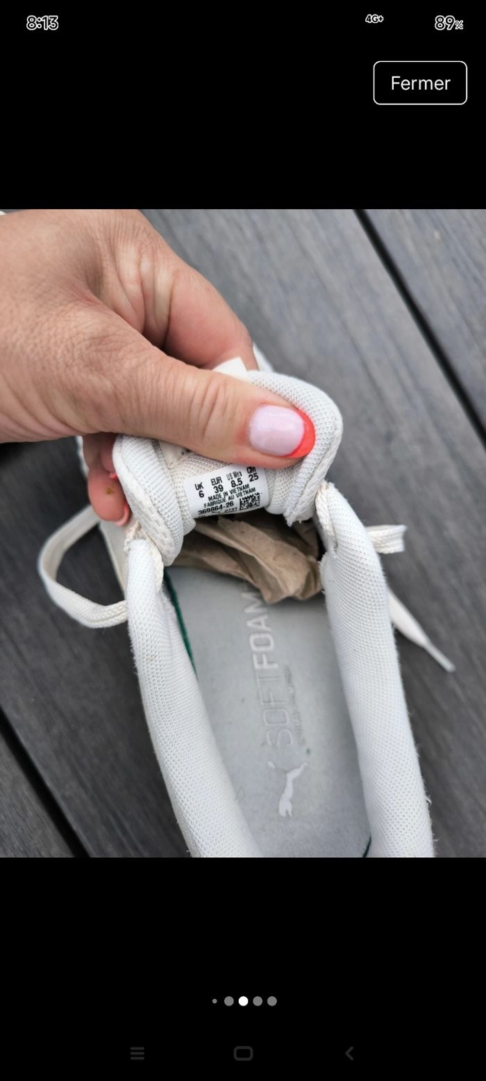 Baskets en daim Puma - photo numéro 9