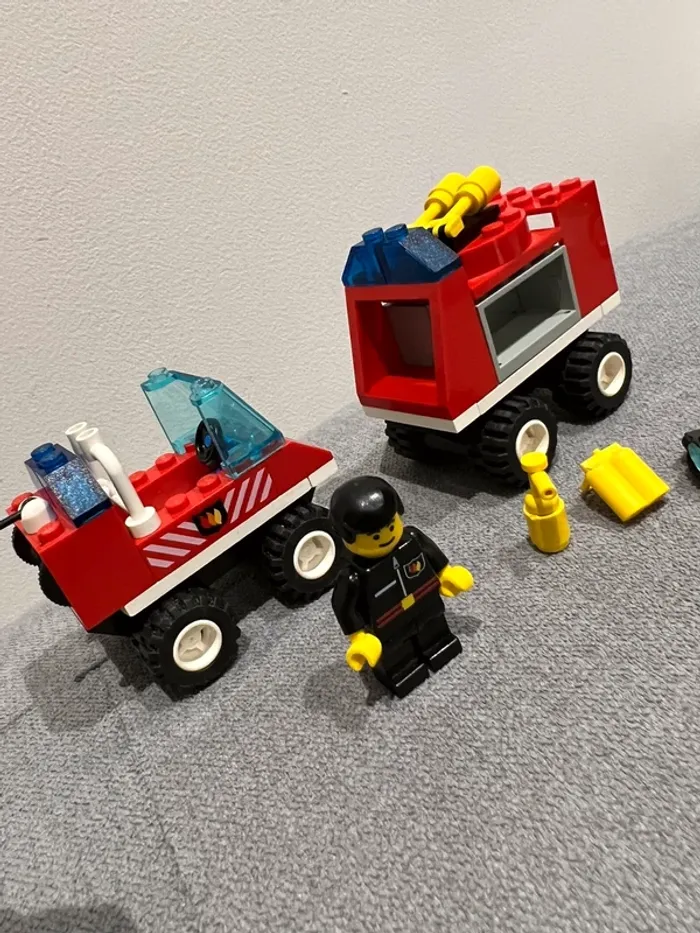 Lego 6486 camion pompier avec remorque - photo numéro 2