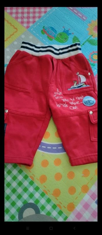 Pantalon bébé garçon 3 mois