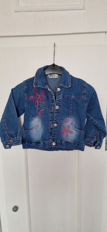Veste en jeans fille 3 ans