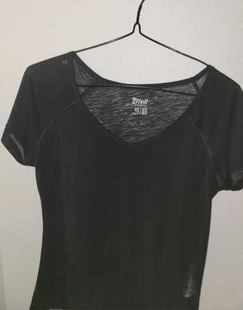 Tchirt de sport noir