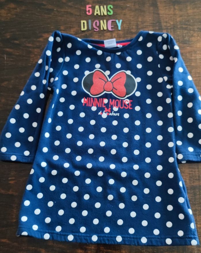 Robe 👗 Minnie chaude 5 ans