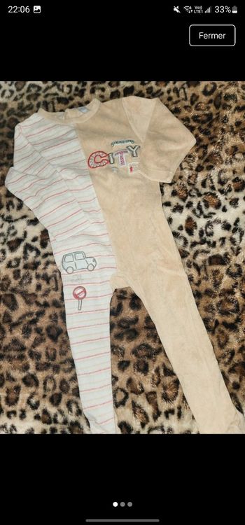 Pyjama 1 pièce garçon 💙