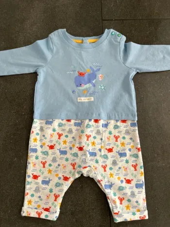 Combinaison pantalon enfant coton 3 mois