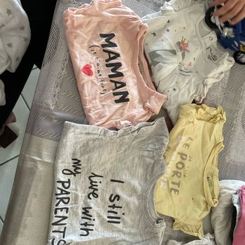 Lot de 4 tee shirt manche courte