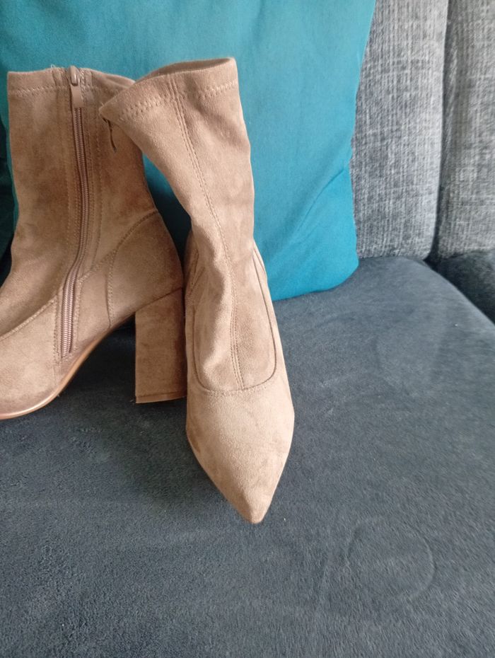 Bottines femme beige - photo numéro 3