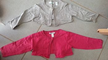 Lot de 2 gilets boléro Obaibi T.12 M