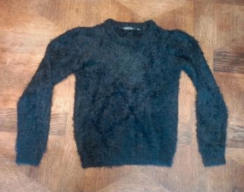 Pull noir fille 12 ans