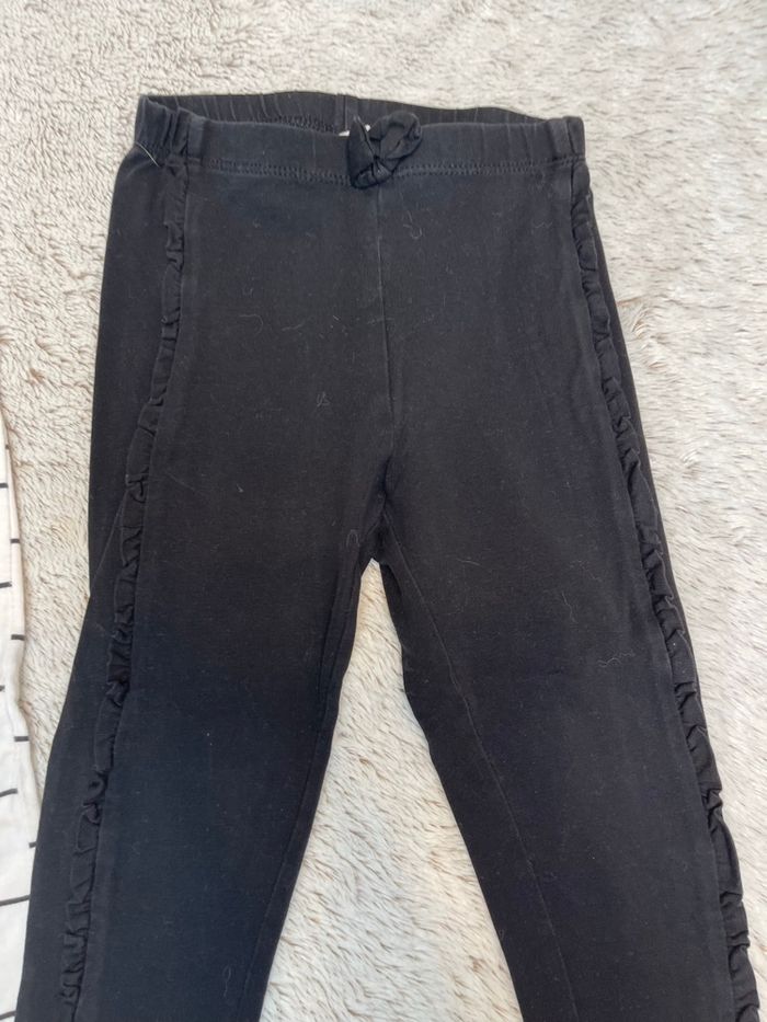 Lot de 2 leggings noir et blanc - Kiabi - photo numéro 3