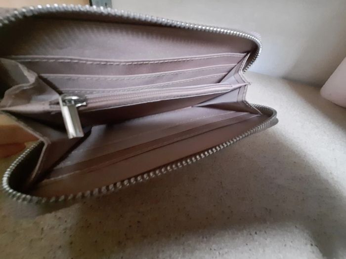 Porte monnaie porte feuille doré - photo numéro 4