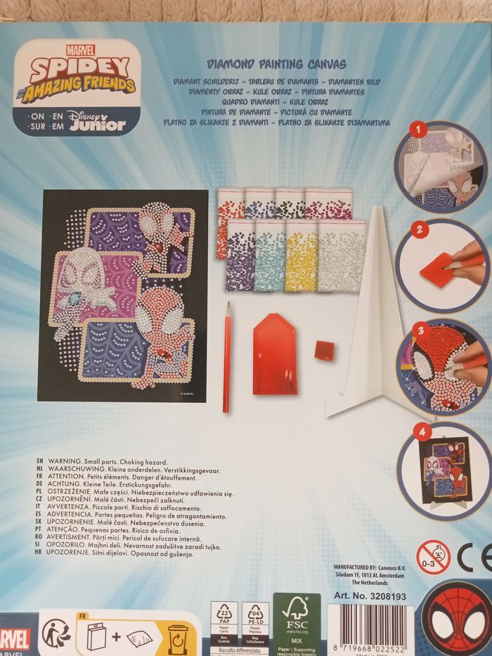 Fabrique ta toile Spider-Man Marvel - photo numéro 3