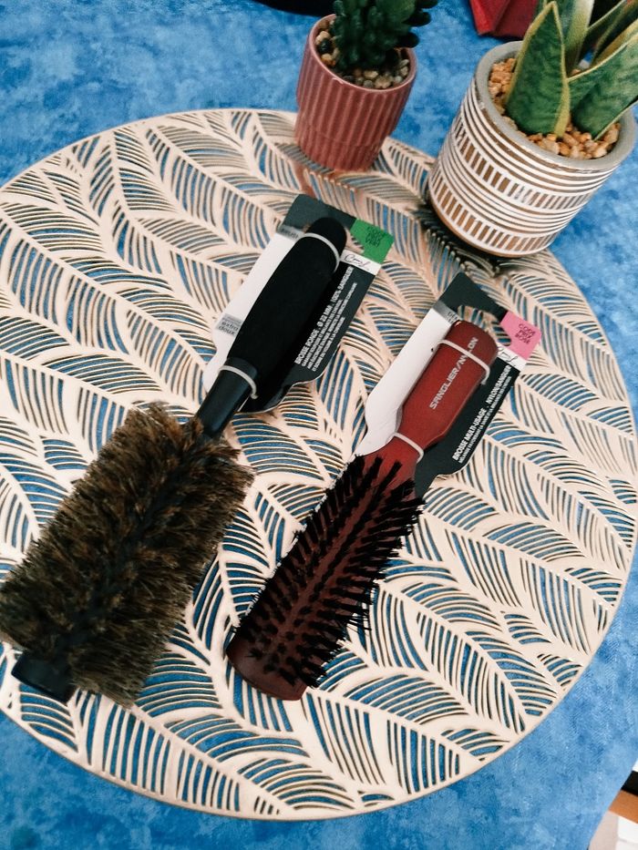 Lot 2 brosses bois naturel C pour L - photo numéro 7
