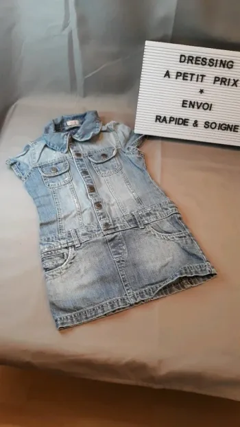 Robe en jeans 4/5 ans