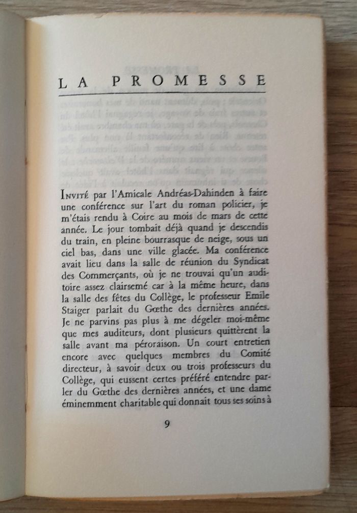 Friedrich Durrenmatt - la promesse roman - photo numéro 6